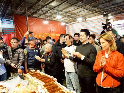 祈福儀式象徵年貨大街熱鬧開市（圖片來源：臺北市政府秘書處媒體事務組）