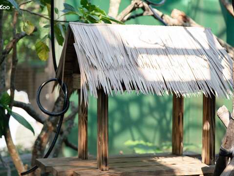 這次翻新增加了休憩小屋等設施。（圖片來源：臺北市立動物園）
