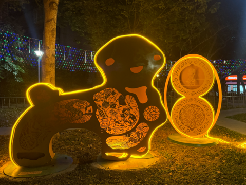 大龍公園_貝貝與他的工具（圖片來源：臺北市政府觀光傳播局）