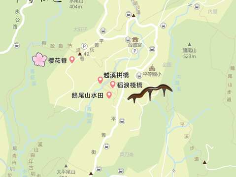平等社區地圖(圖片來源:臺北市政府工務局大地工程處)