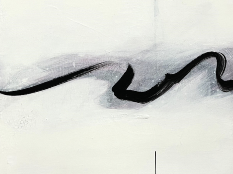 吳丁賢 Wu Ting Hsien|旋, 60.5x72.5cm, 油畫 Oil on Canvas, 2024