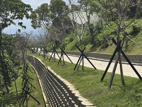 插銷型駁坎(圖片來源:臺北市政府工務局大地工程處)