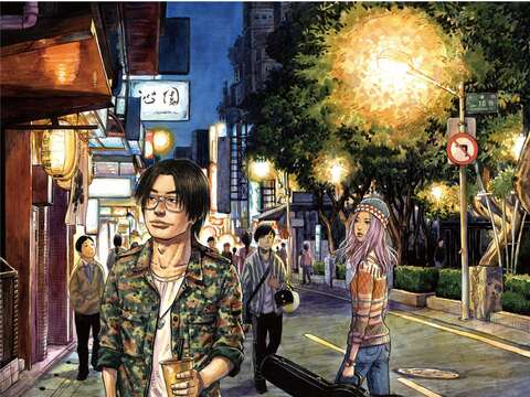 台漫文化-3 《無名歌》以台北作為舞台,訴說獨立音樂人追求夢想的故事。(圖/ROCKAT搖