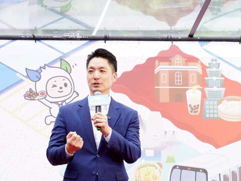 蔣萬安出席嘉年華開幕致詞（圖片來源：臺北市政府秘書處媒體事務組）