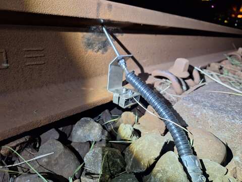 軌道溫度計監控軌溫-軌道（圖片來源：臺北大眾捷運股份有限公司）