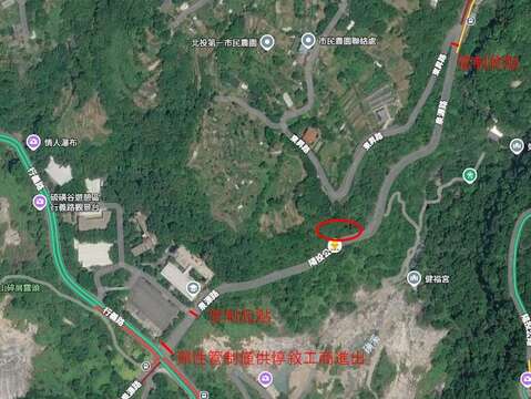 平面示意圖（圖片來源：臺北市政府工務局大地工程處）