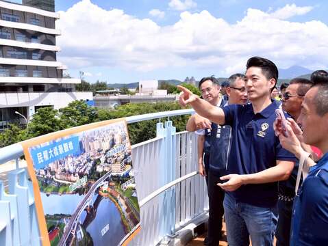 民權大橋景觀橋實地巡禮(圖片來源:臺北市政府工務局新建工程處)