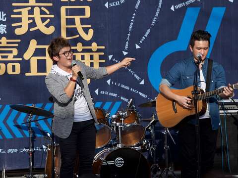台北客家义民嘉年华有精彩的客家艺文团体表演。（图╱今周刊提供）