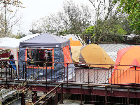台北市的露營場地設備齊全，交通方便，易於親近大自然。（攝影／楊智仁）