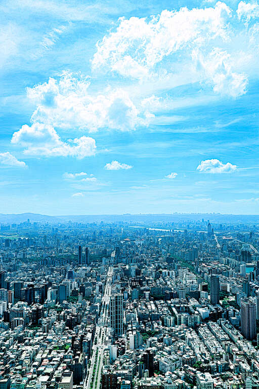 101俯瞰台北市景觀_高讚賢攝