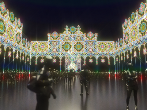 Dazzling Light Spectacle at the 2019 Taipei Luminarie