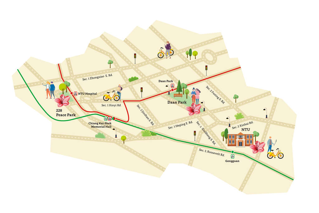 TAIPEI Spring 2019 Vol.15--Flower Viewing in Taipei: Three Routes Recommended for Couples, Friends, and Families