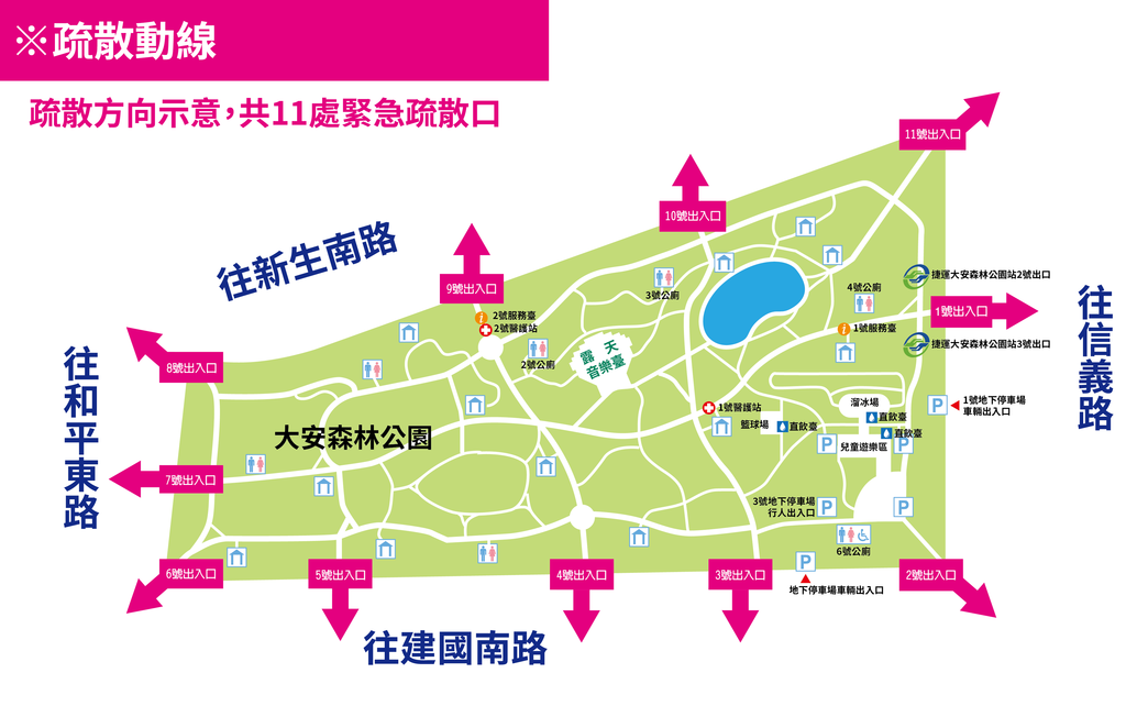 紧急疏散动线图