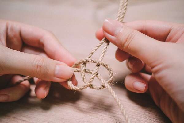 清涼提著走    DIY麻繩杯袋