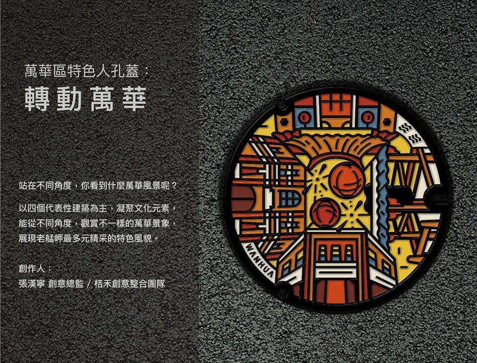万华区特色人孔盖-转动万华