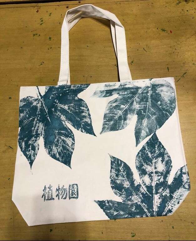 叶脉拓印於环保袋
