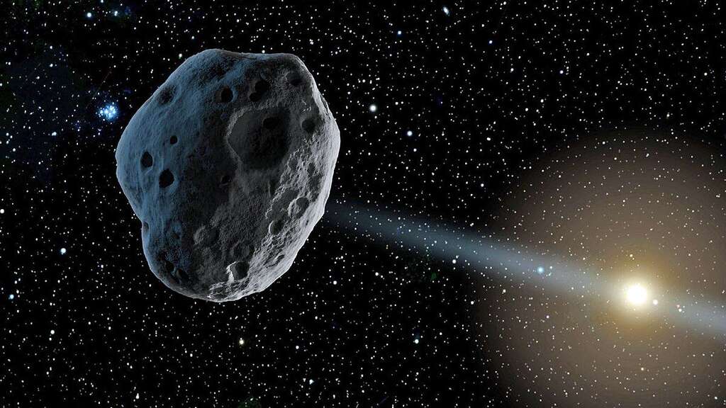 臺北天文館小行星示意圖
