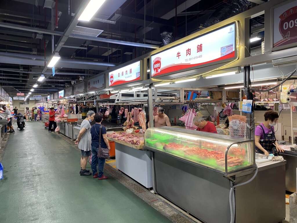 環南市場內部環境牛肉攤
