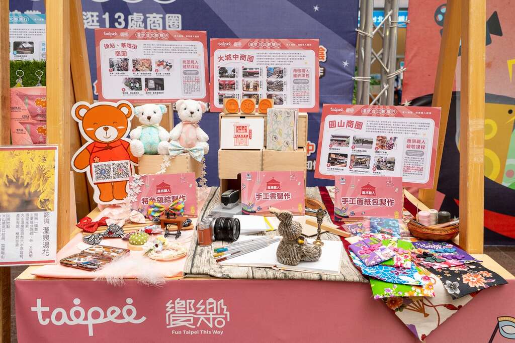 圓山商圈、大城中商圈及後站華陰街商圈共同推出3條風格職人輕旅行遊程