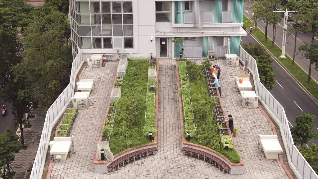 健康社宅 屋顶农园