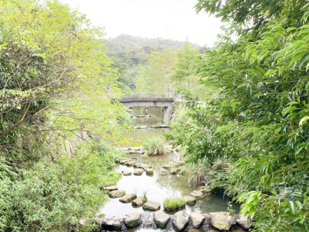 四分溪双心造型跳石步道
