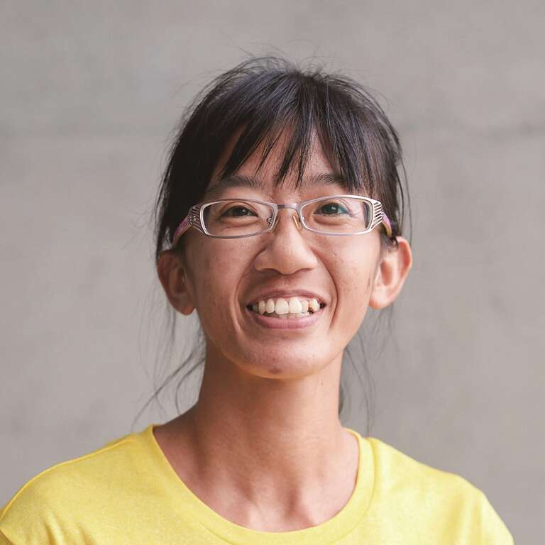 朱盈穎，國內女子馬拉松百傑之一的素人跑者。