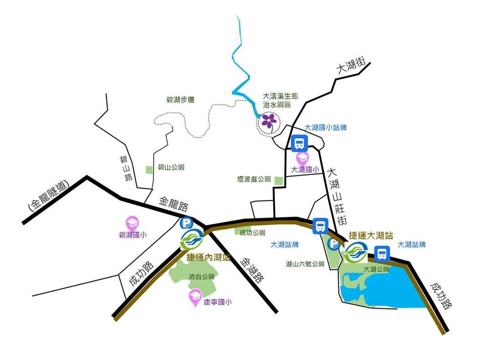 大沟溪生态治水园区交通方式