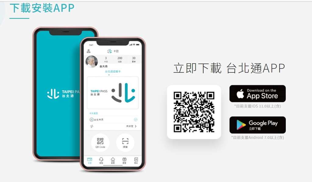 图1-加入台北通即可享有台北市政府提供的服务,让市民服务更加贴近市民生活!