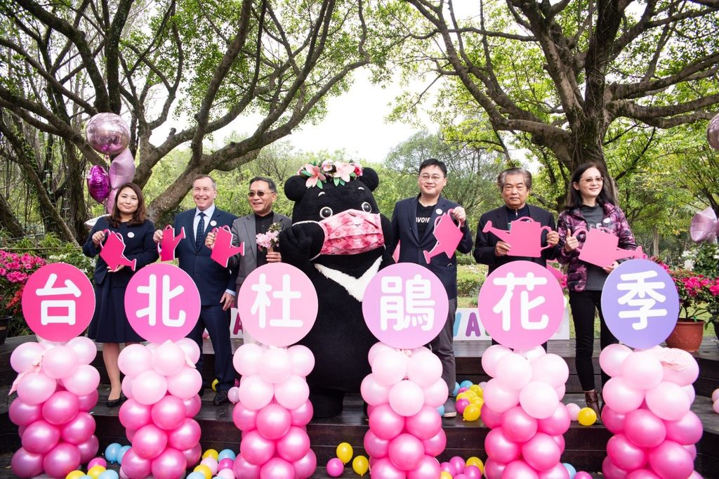 台北杜鵑花季將於3月14日白色情人節登場。