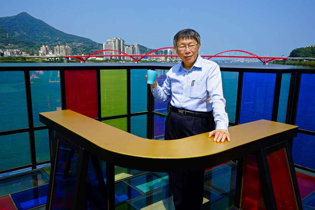 關渡碼頭周邊設施改善工程開幕典禮-邀請大家來碼頭喝杯咖啡_高讚賢攝