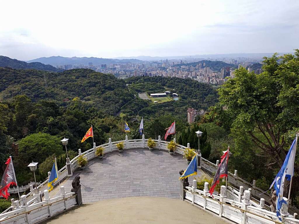 指南宫纯阳宝殿向下一览北市美景