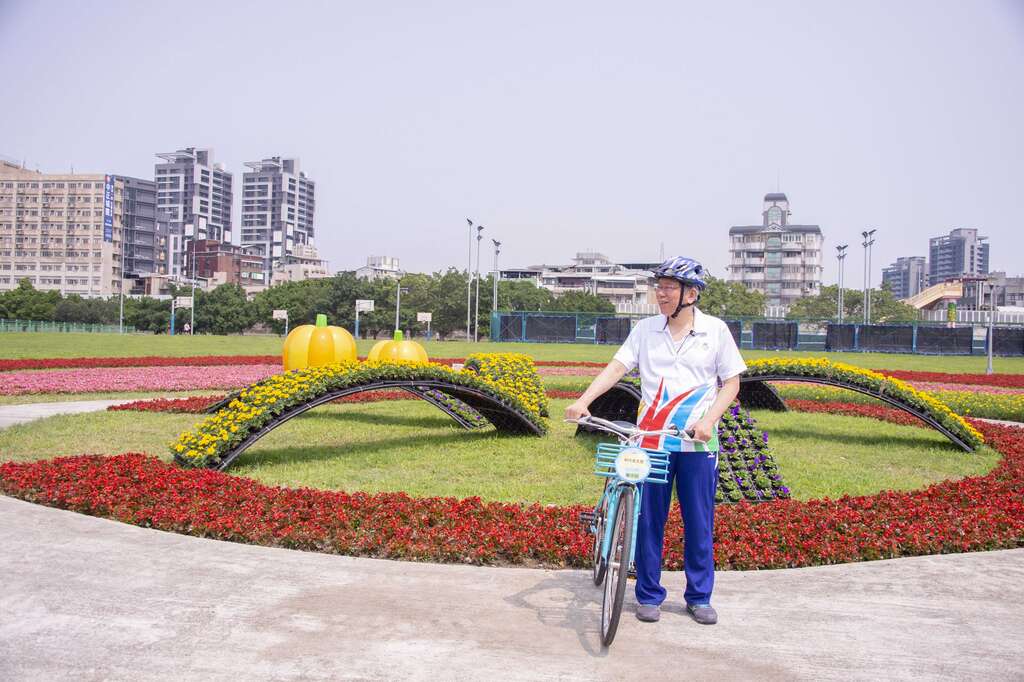 市长在IG抢先曝光了中正河滨花海美景