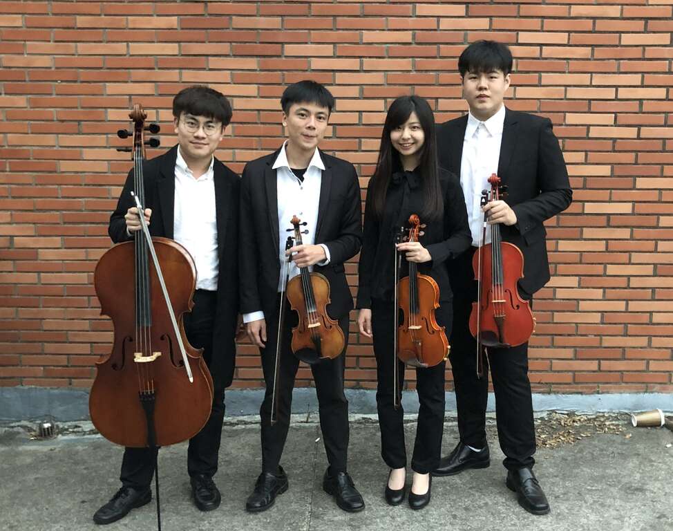 「台北艺术大学四重奏」5月15日及22日於南京复兴站B1转乘通道区、松山站穹顶广场举行
