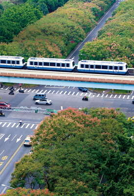 The Muzha Line was the first MRT line to be constructed.