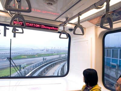 Irreplaceable, unique scenes pass outside the windows of the MRT trains.