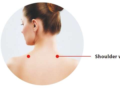To relieve shoulder tension and soreness, work the "shoulder well" acupoints at home. (Photo/Freepik)