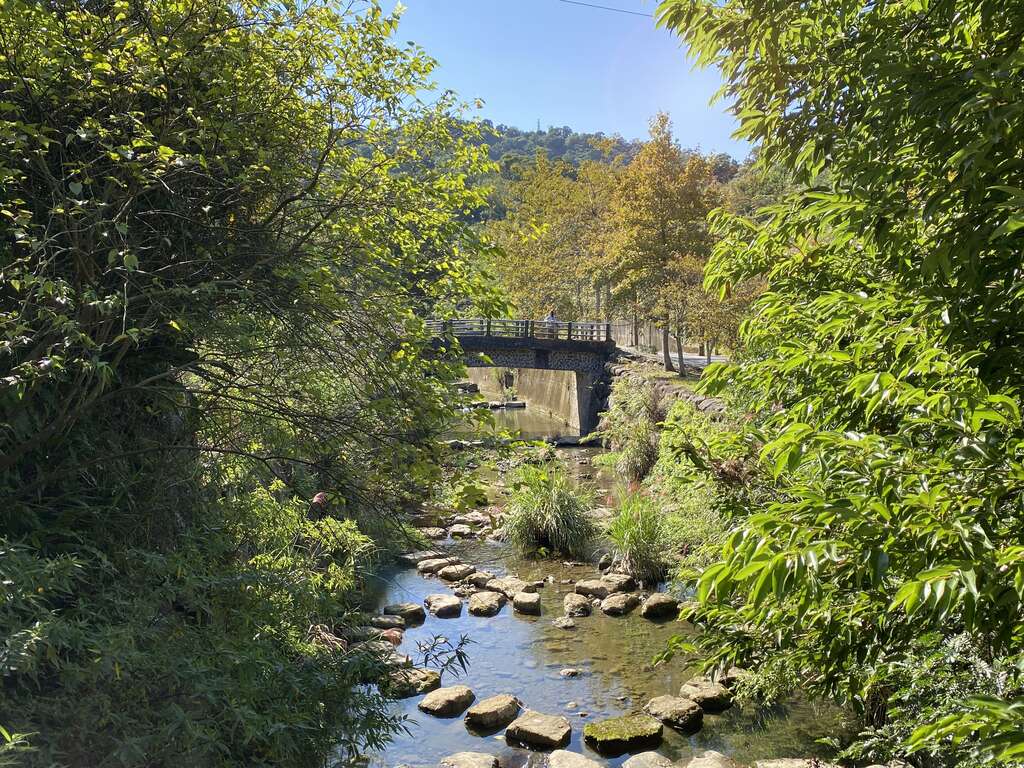 四分溪双心造型跳石步道