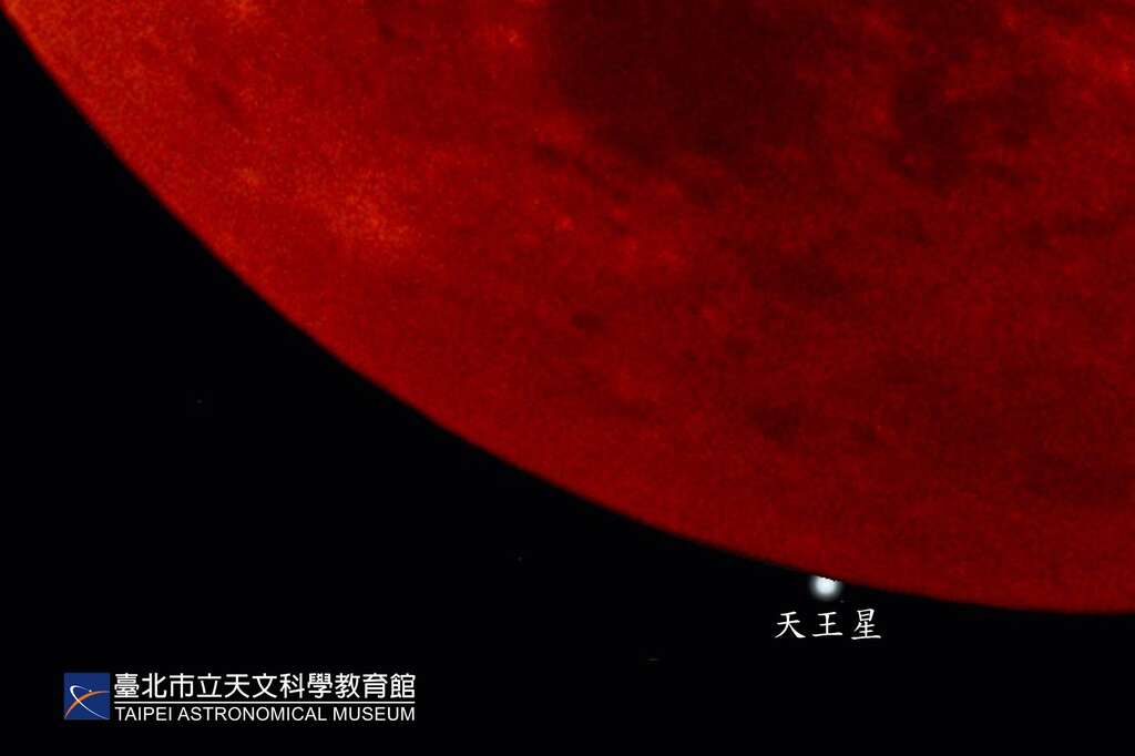 月掩天王星