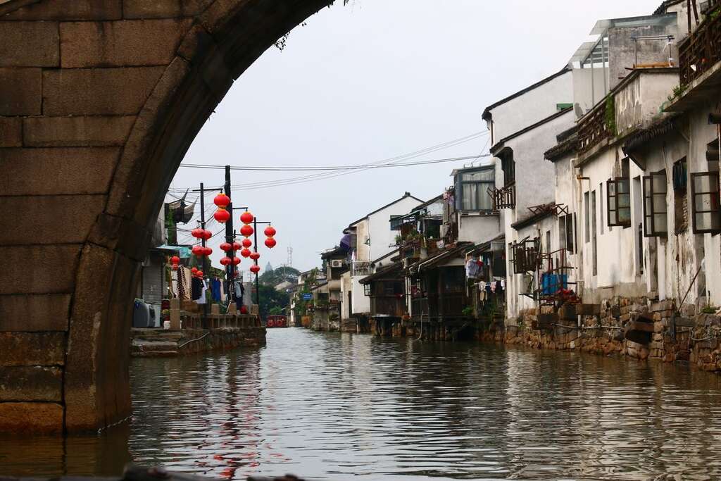 蘇州運河邊無楓樹