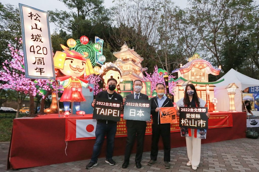 日本城市熱情參與台北燈節史上最多