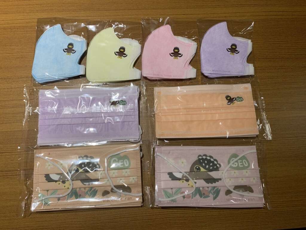 完成闖關活動後贈送可愛的鷲鷲口罩唷
