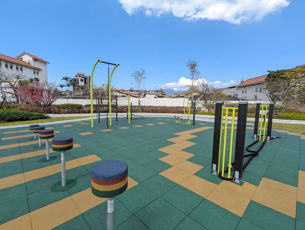 臺北市唯一設置戰鬥繩的公園。