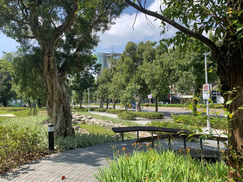 都市中的一片綠意