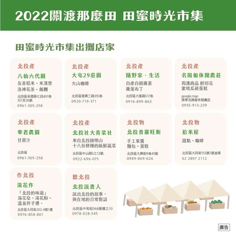 市集店家圖(圖片來源：臺北市政府產業發展局)