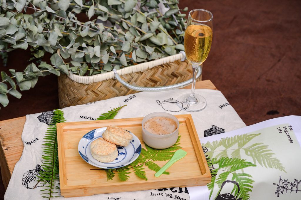 木栅青农推出的「猫空甜点地图」将吸引更多游客上山按图索骥、体验「茶山系午茶」。