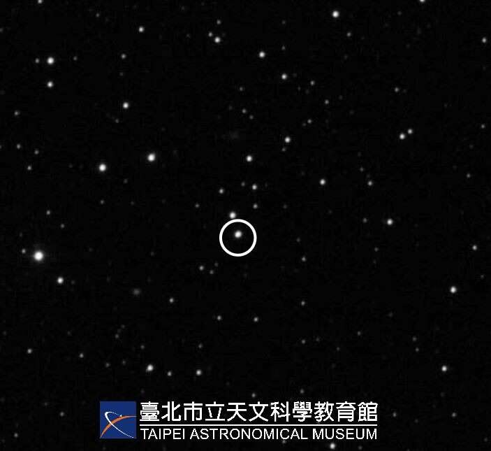 447小行星(圖片來源：臺北市立天文科學教育館)