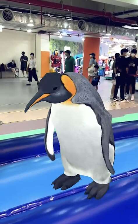 來海底AR樂園探索可愛海洋生物(圖片來源：臺北大眾捷運股份有限公司)