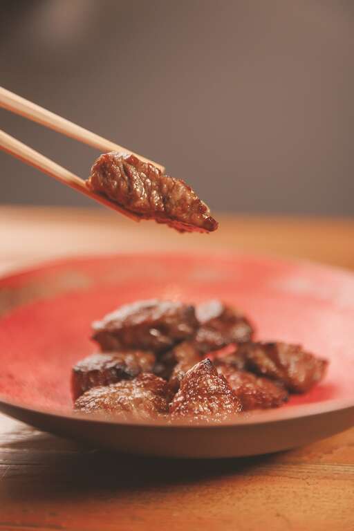 蒜香骰子牛(摄影／庄智渊)