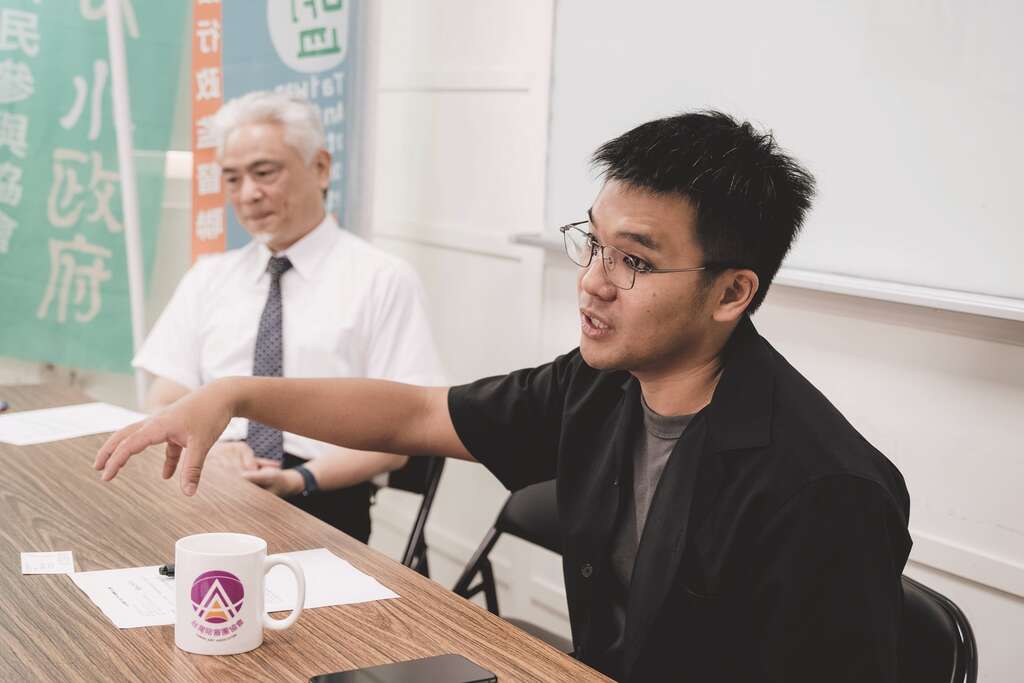 陳為祥和楊貴智認為一般民眾的參審，將有助審判更加完善周全。(攝影／Ray Chang)