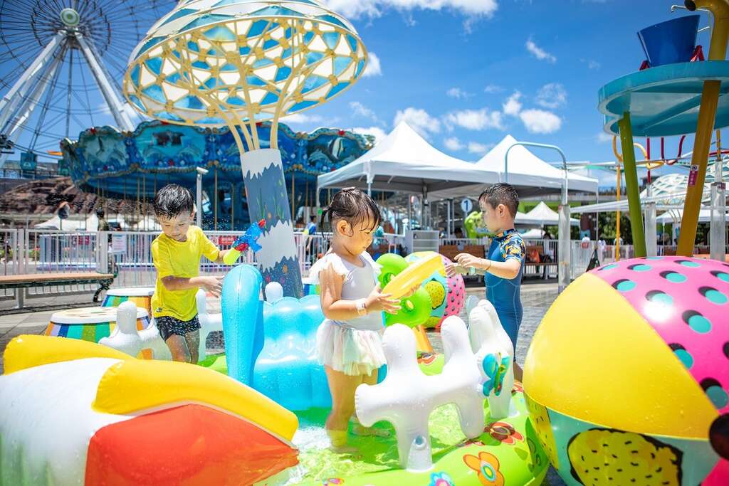 深受小朋友喜愛的小小水樂園(圖片來源：臺北大眾捷運股份有限公司)